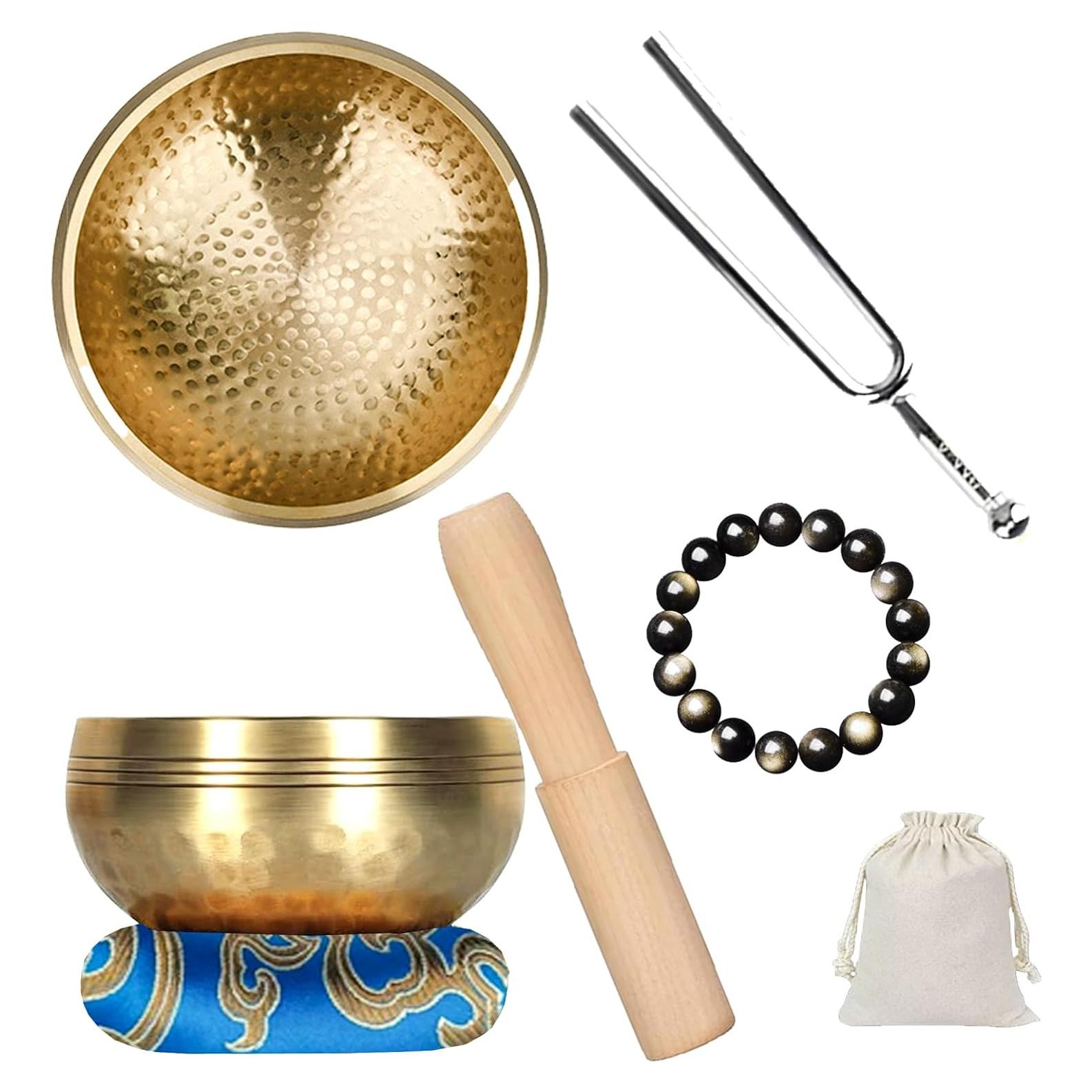 Juego de Cuencos Cantores Tibetanos Rrayia - Meditación y Yoga