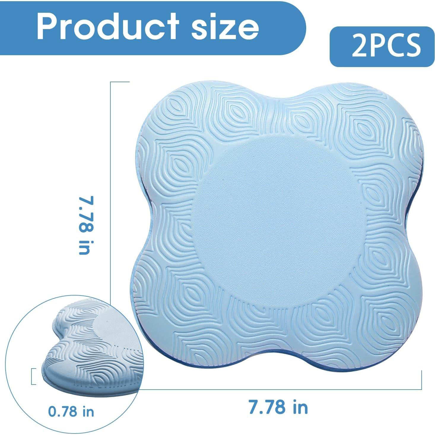 Juego de 2 Almohadillas de Rodillas Yoga MBHKRRS Antideslizantes