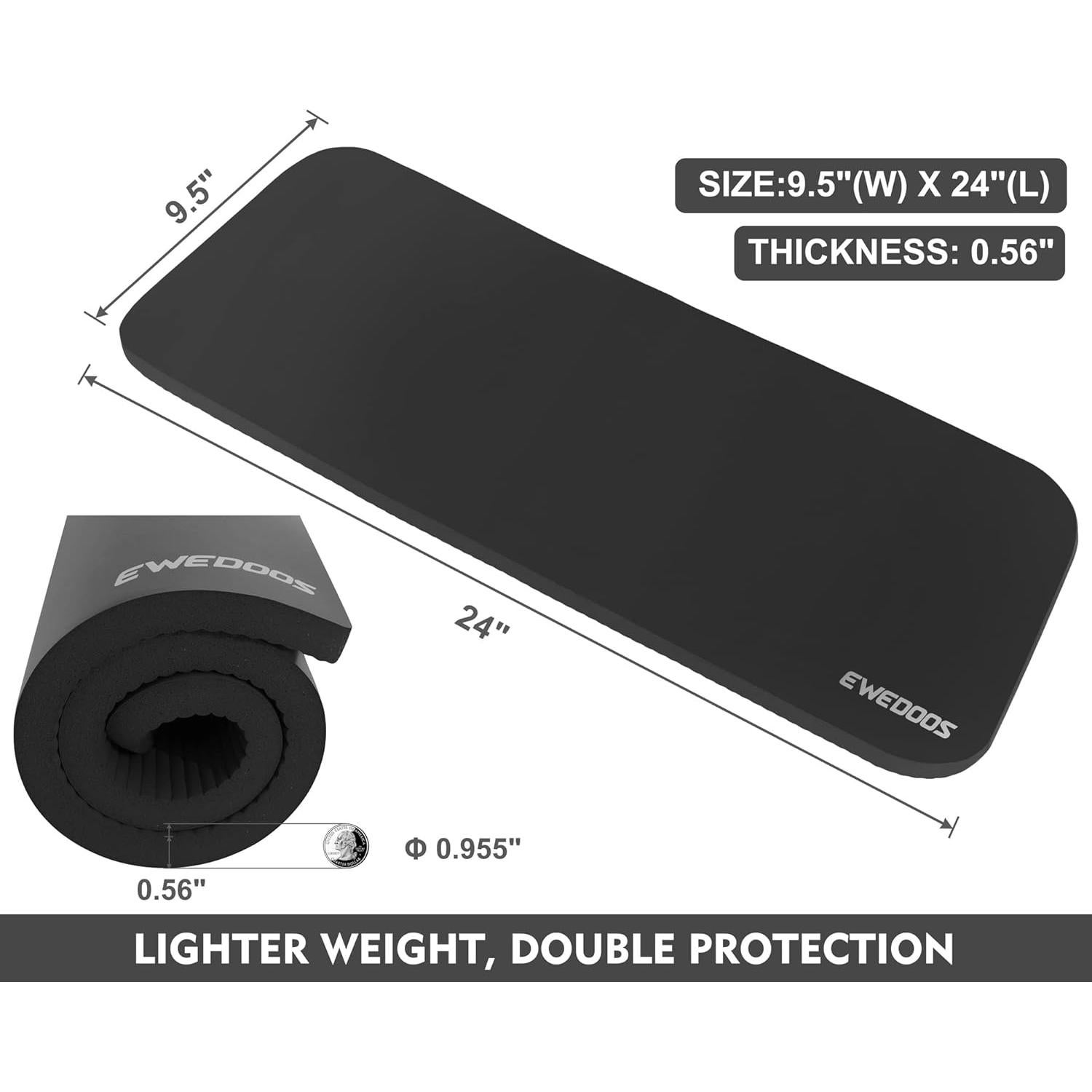 Almohadilla de Rodilla Ewedoos para Yoga Antideslizante 24x9cm