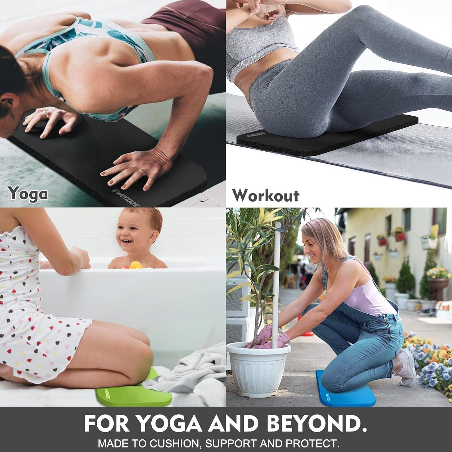 Almohadilla de Rodilla Ewedoos para Yoga Antideslizante 24x9cm