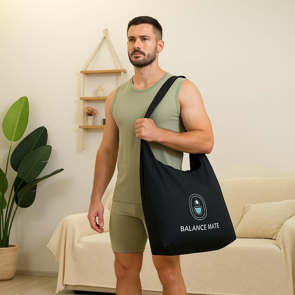 Alfombrilla de Acupresión Balance Mate con Almohada - Negro