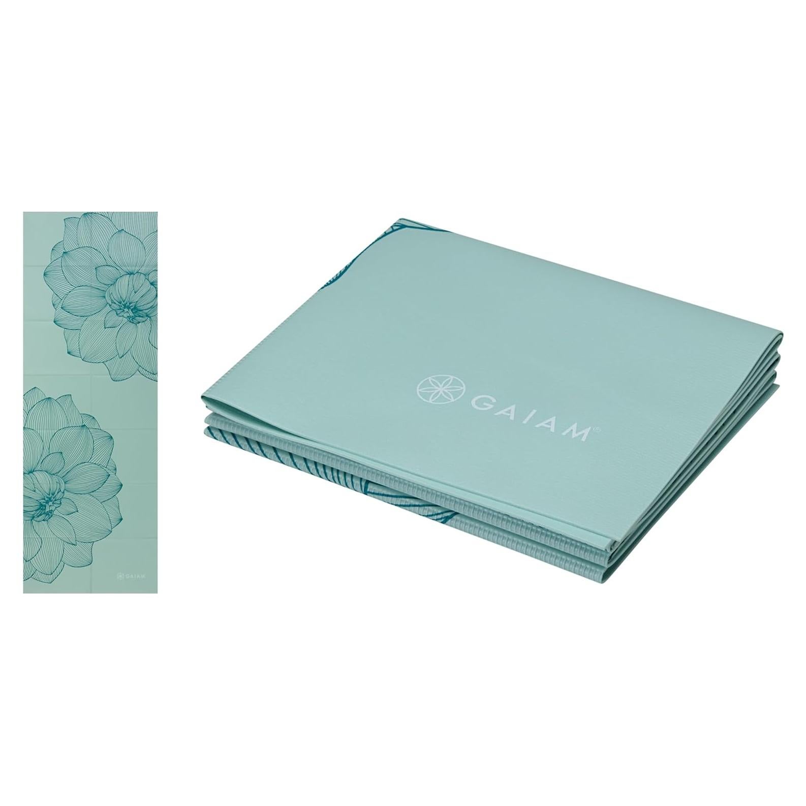 Esterilla de Yoga Plegable Gaiam 2mm para Viajes 172.7x61cm