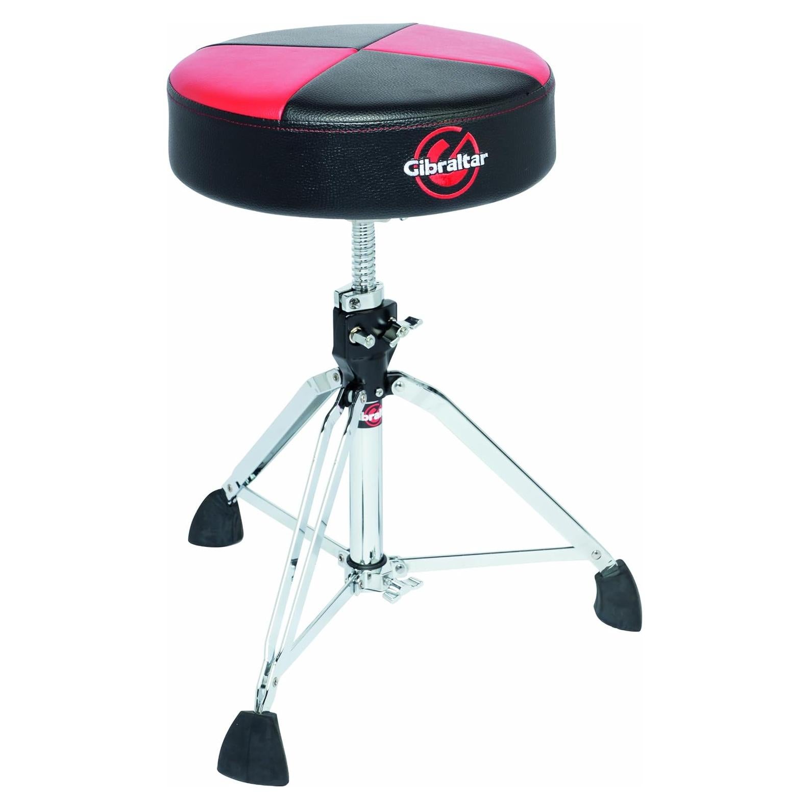 Silla de Batería Gibraltar 9608RQPRB Rojo/Negro Ajustable