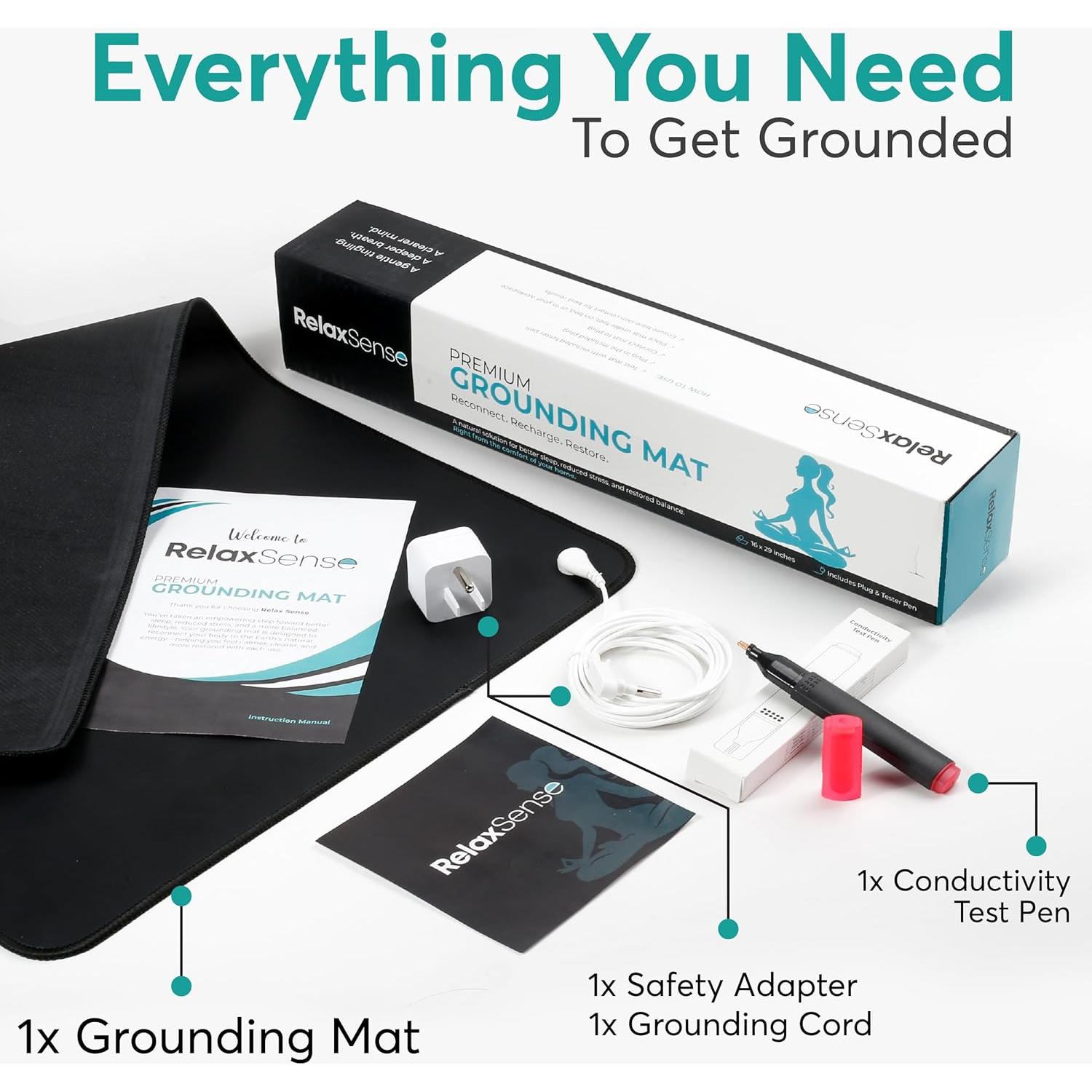 Alfombrilla de Conexión RelaxSense 33x74 cm para Bienestar