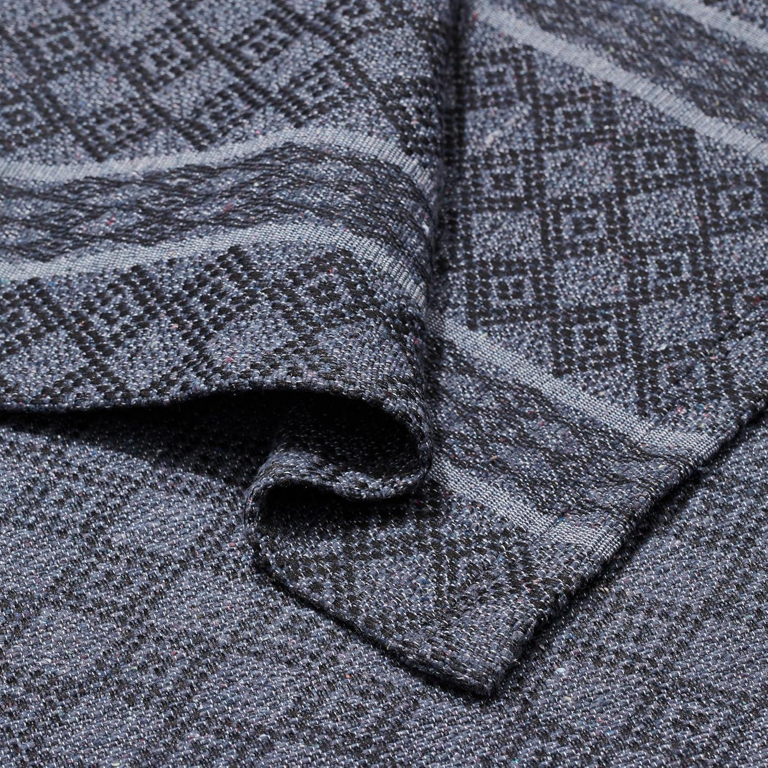 Manta de Algodón Manduka Yoga 165x210cm Gris Trueno