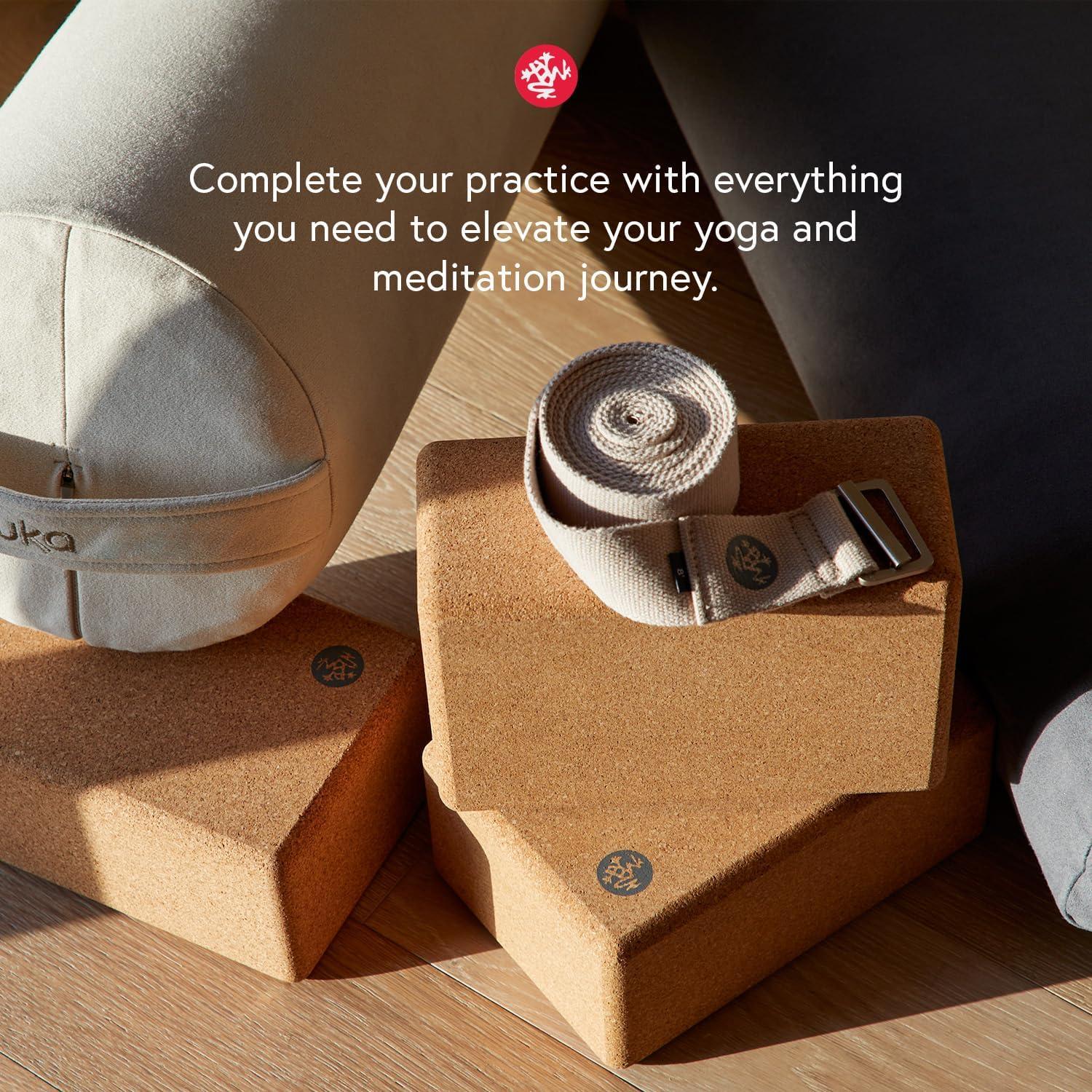 Manta de Algodón Manduka Yoga 165x210cm Gris Trueno