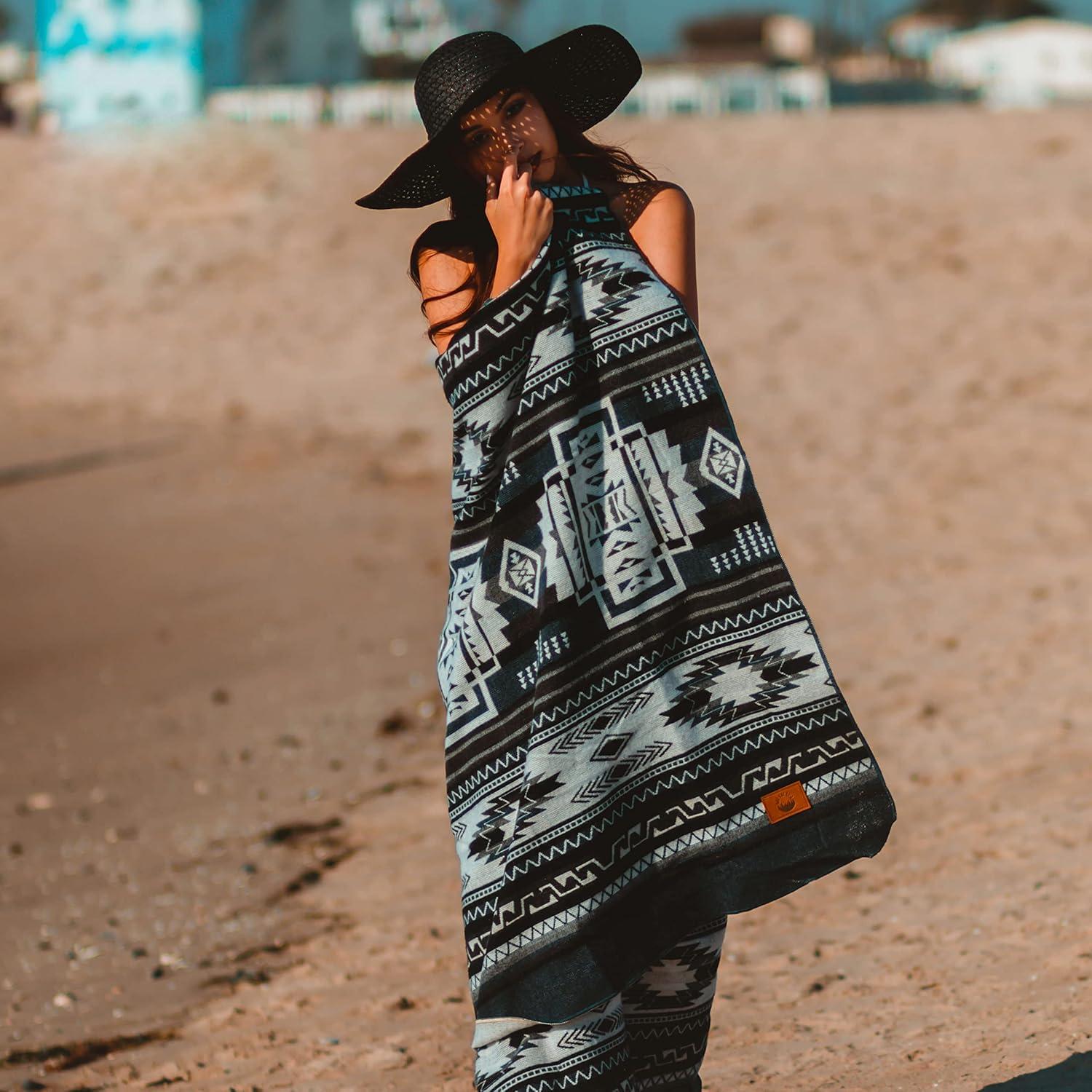 Manta Boho Reina Fuera de la Red Pizarra Cotopaxi 213x200 cm