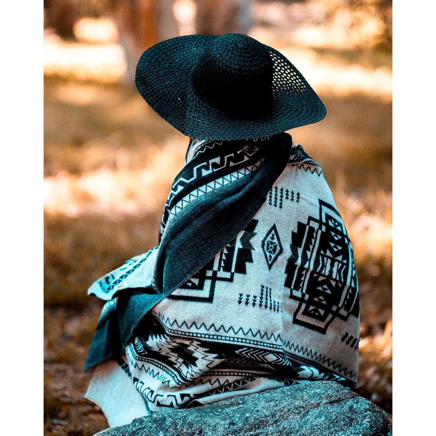 Manta Boho Reina Fuera de la Red Pizarra Cotopaxi 213x200 cm