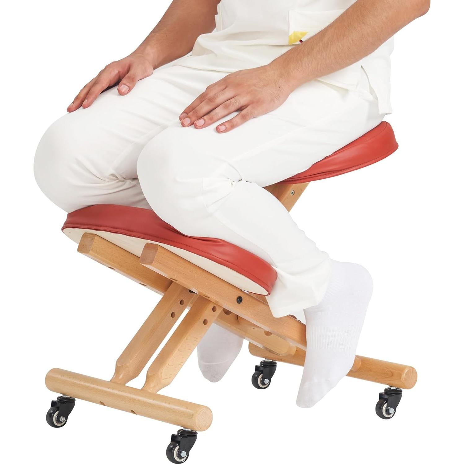 Silla de Rodillas Plegable Ergonómica Master - Color Canela