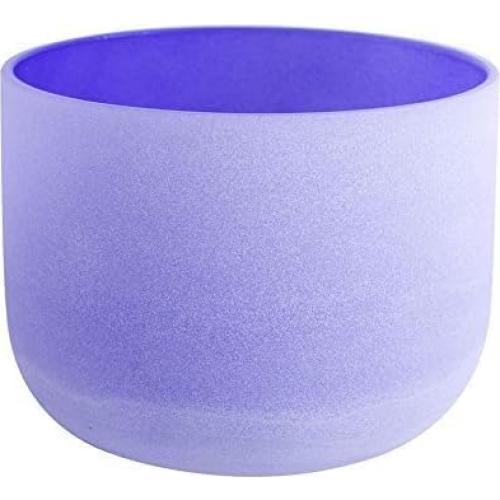 Bowl de Canto de Cuarzo Energysound 20.32 cm Púrpura 432Hz con Funda