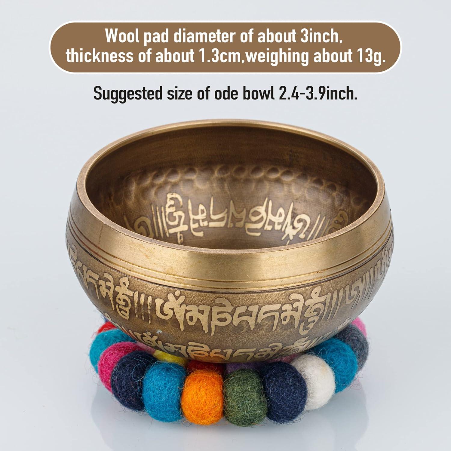 Cojín para Cuenco Cantando ZenBless 8 cm Lana Hecho a Mano