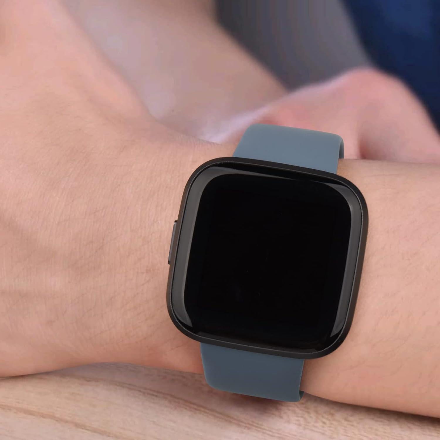 Bandas de Silicona AK para Fitbit Versa 2 - Gris Azul