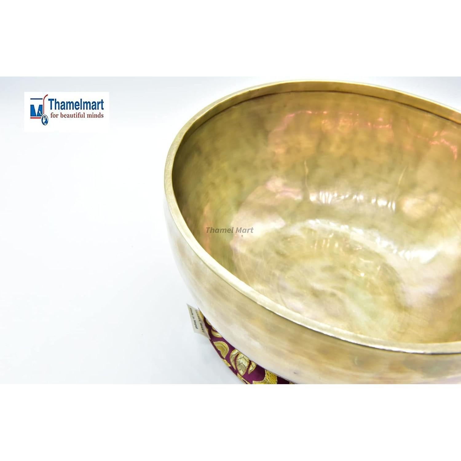 Cuenco Tibetano Cantante de Sanación 21.6 cm TM Thamelmart