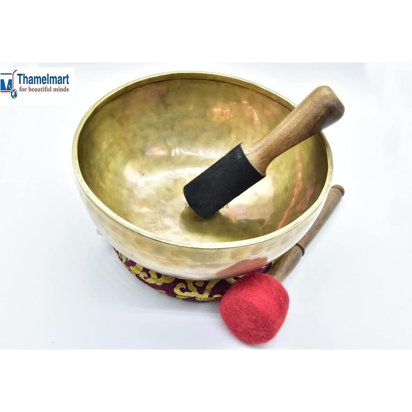 Cuenco Tibetano Cantante de Sanación 21.6 cm TM Thamelmart