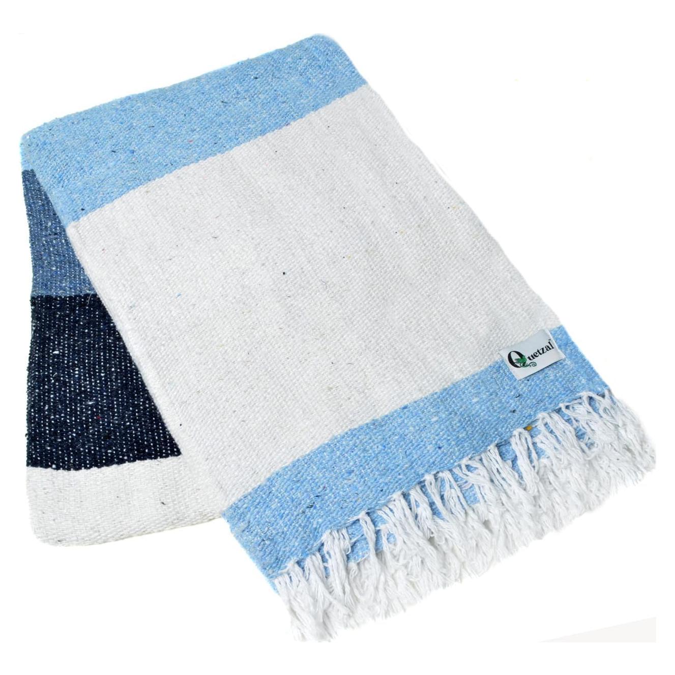 Manta Mexicana Quetzal Tulum 188x127cm Ligera para Yoga