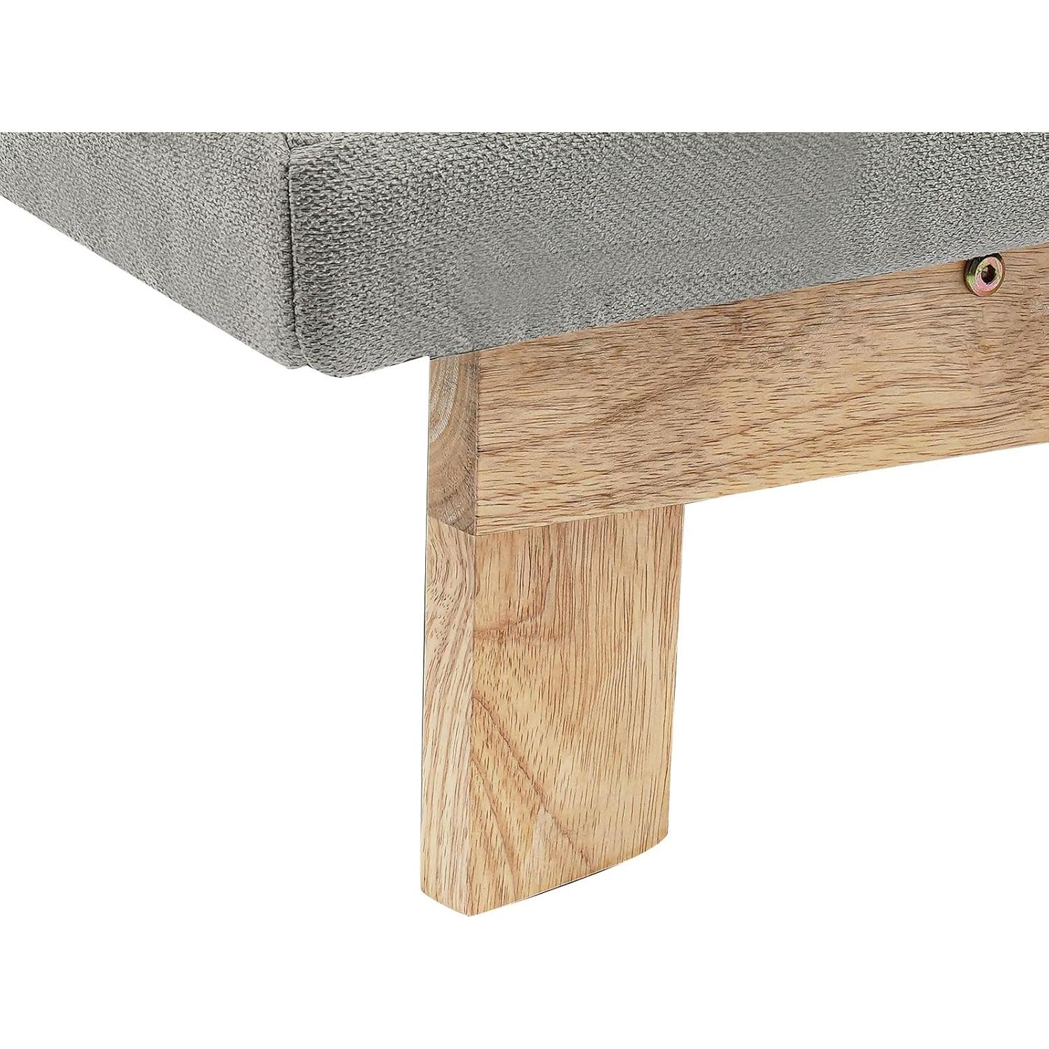 Silla Lounge LuYuLTONG Gris con Otomana y 5 Ángulos Ajustables