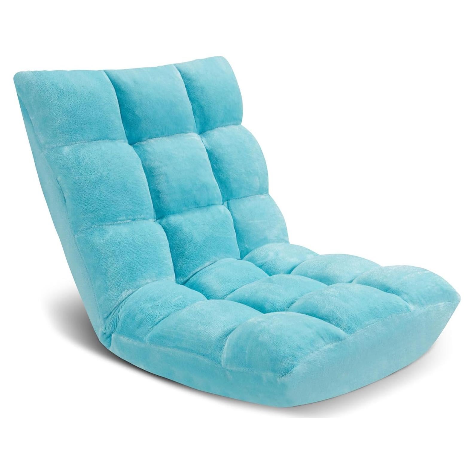 Silla de Suelo Plegable ACIPENSER Charles 14 Posiciones Azul