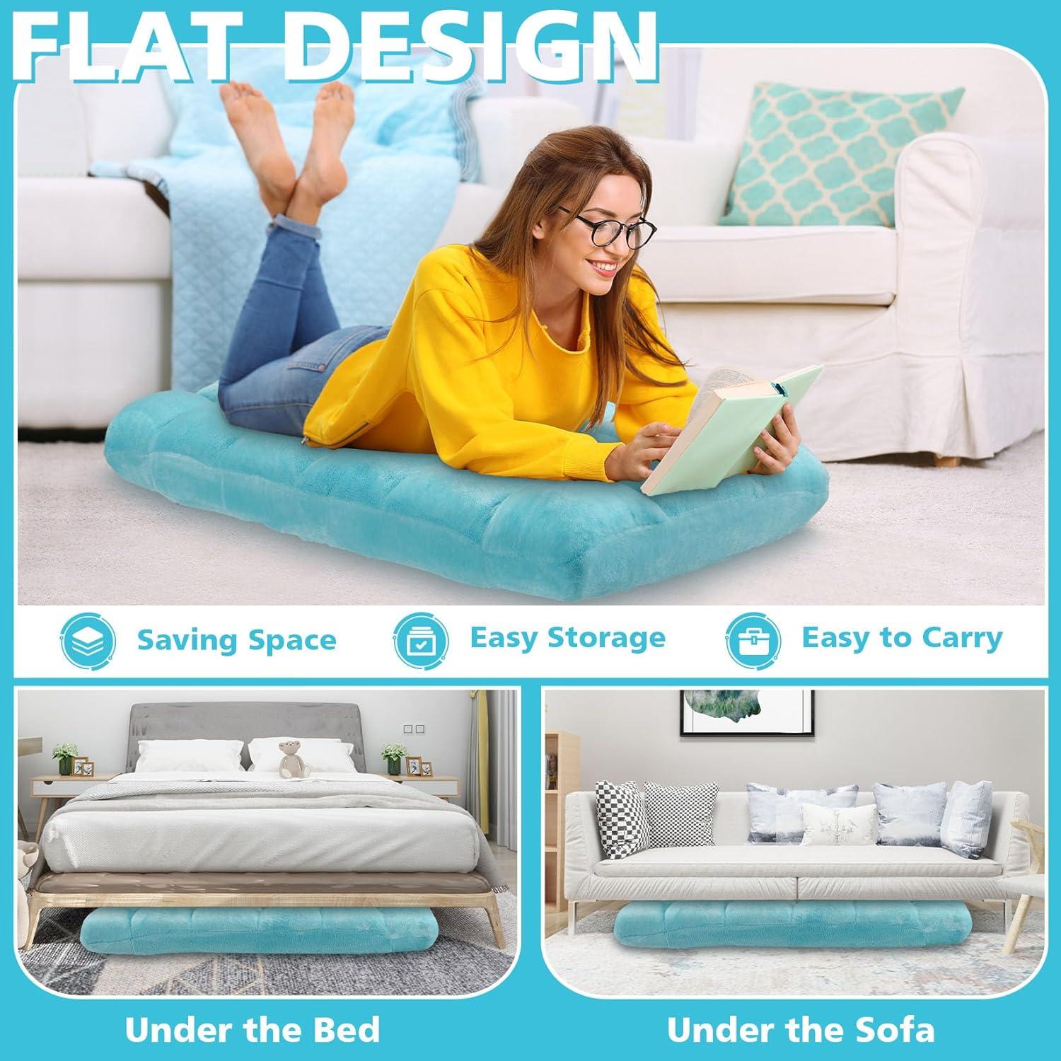 Silla de Suelo Plegable ACIPENSER Charles 14 Posiciones Azul