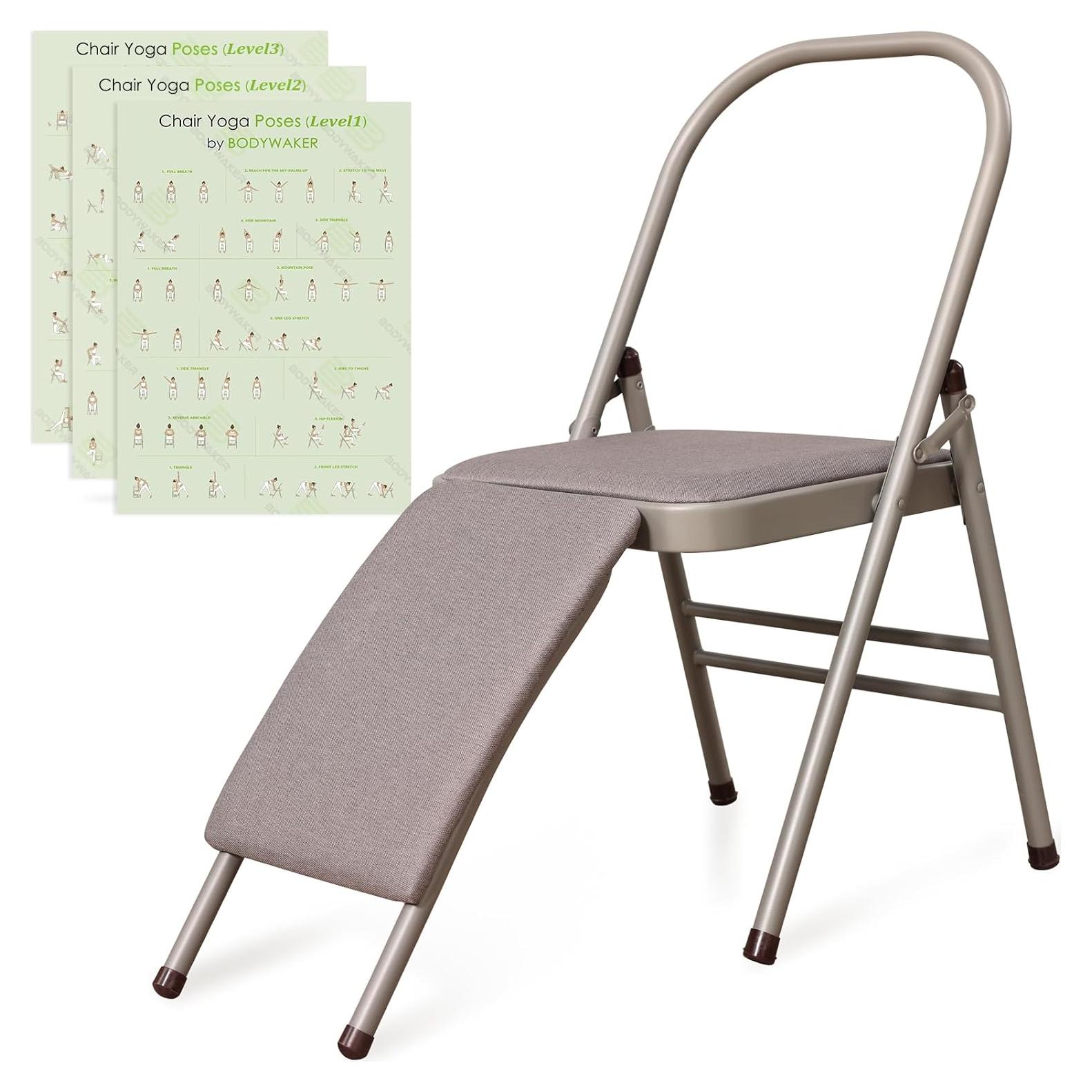 Silla de Yoga Plegable BODYWAKER con Soporte Lumbar