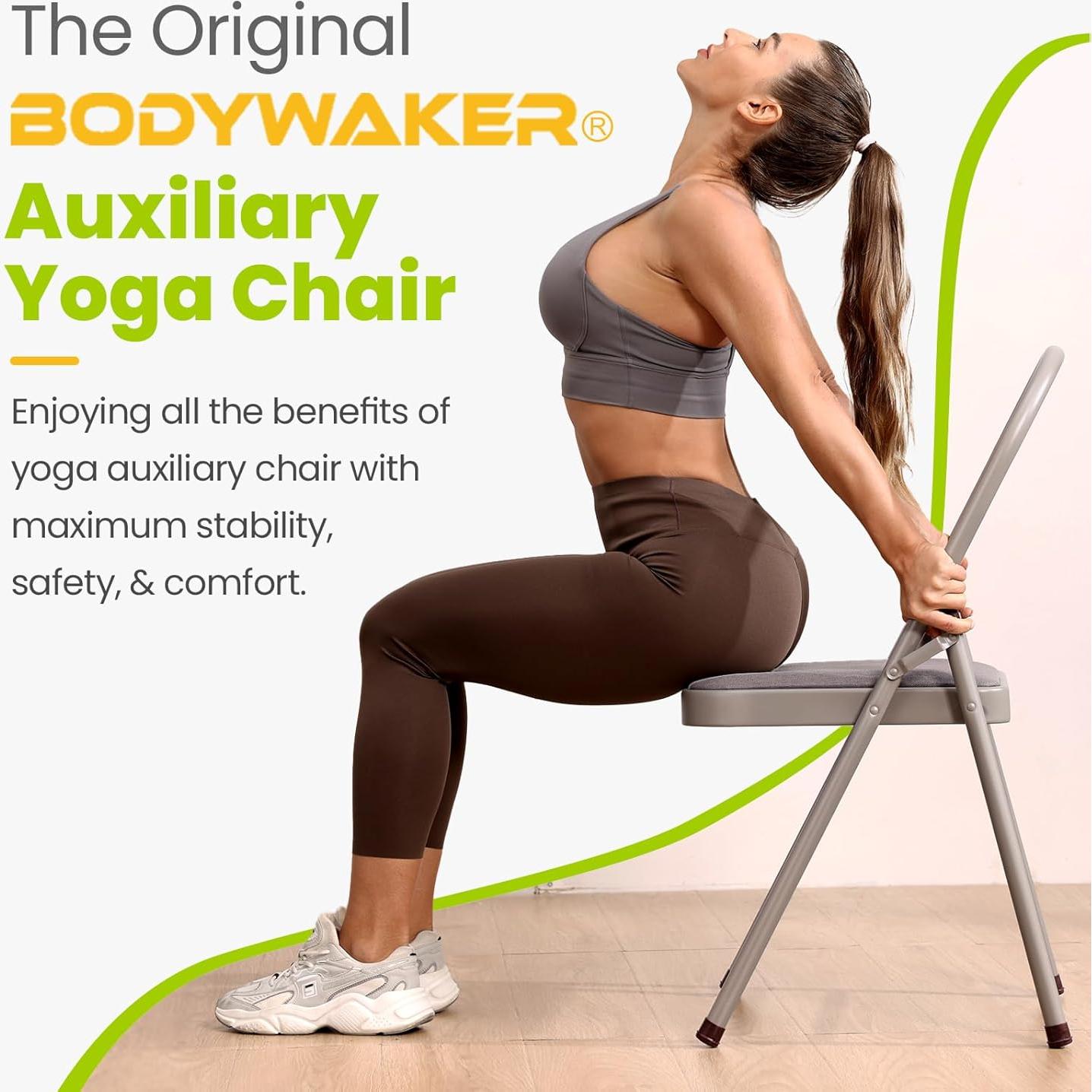 Silla de Yoga Plegable BODYWAKER con Soporte Lumbar