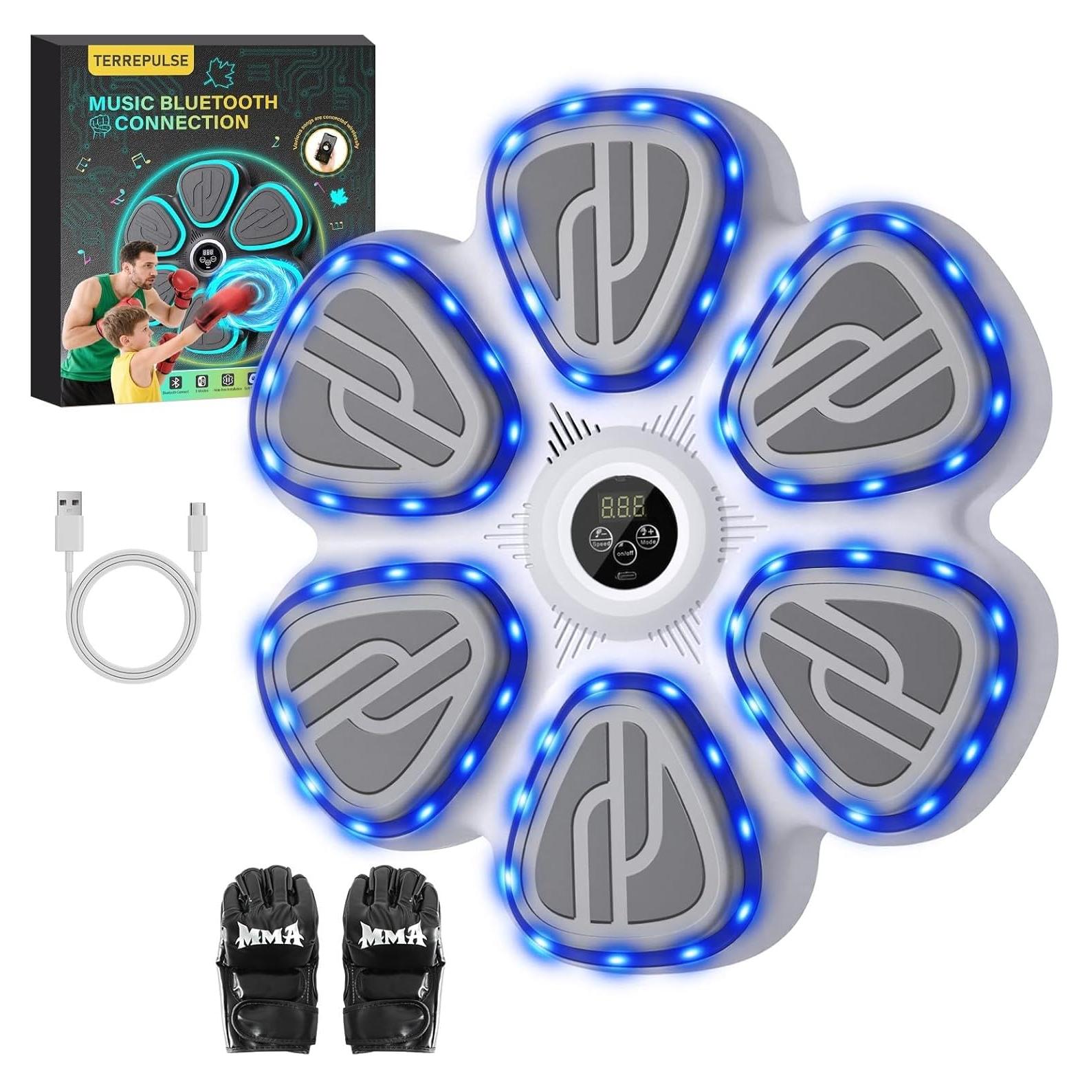 Máquina de Boxeo Musical Terrepulse con Bluetooth y LED