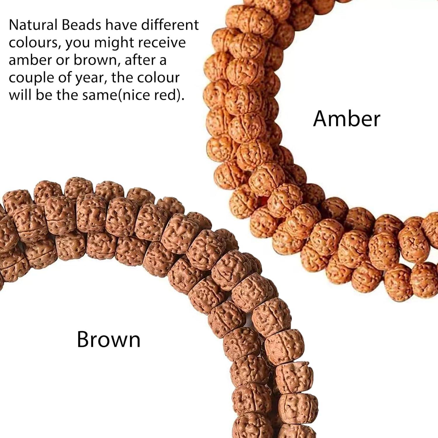 Collar de Oración Rudraksha 16mm 108 Cuentas Hyoquilex