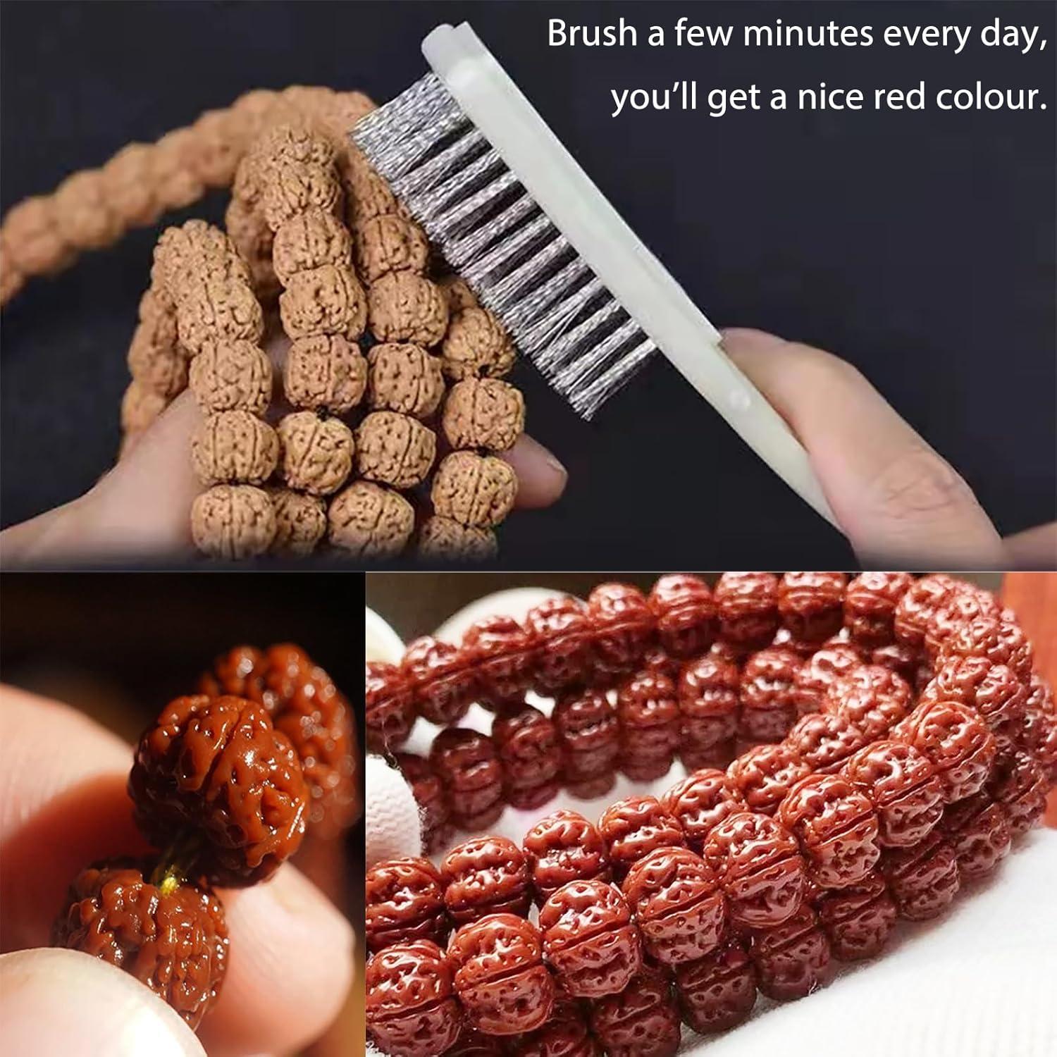 Collar de Oración Rudraksha 16mm 108 Cuentas Hyoquilex