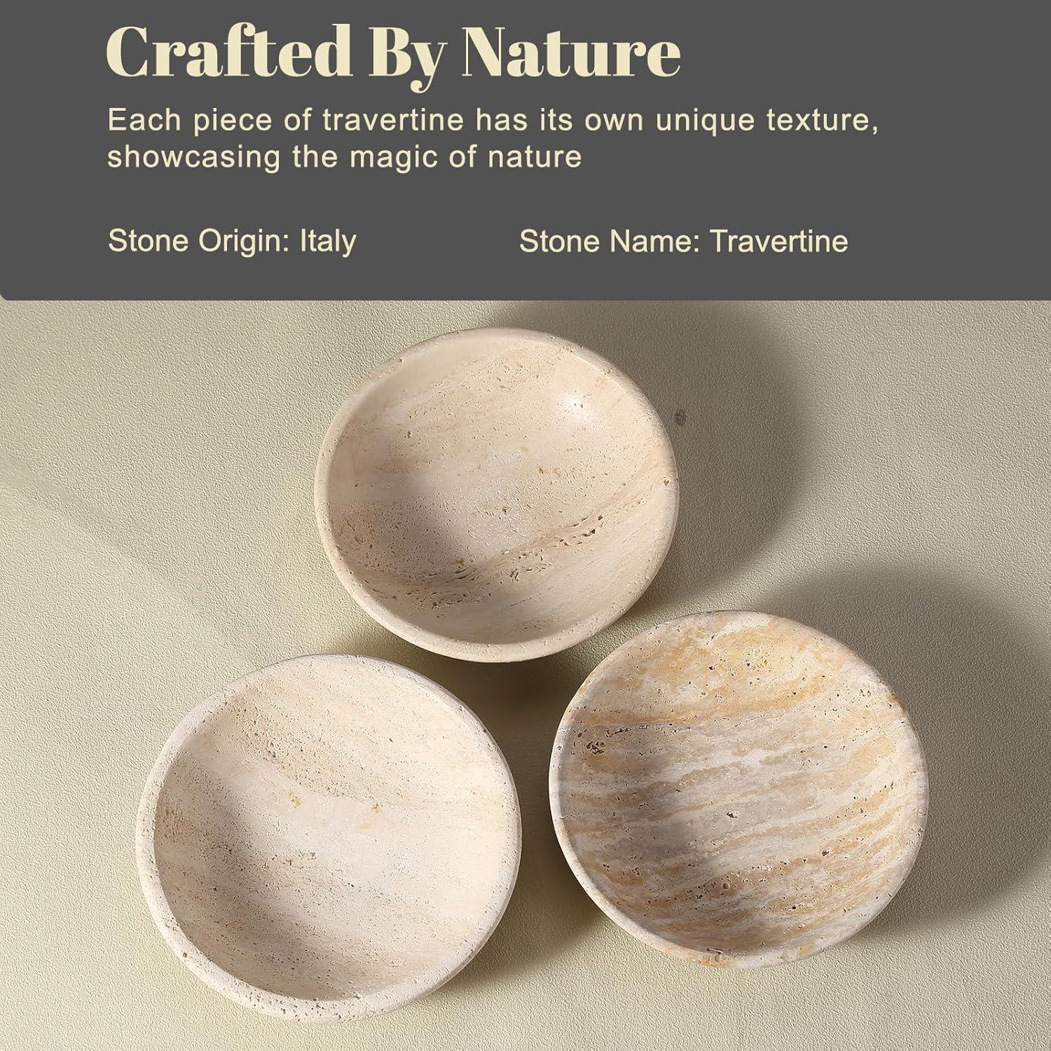 Soporte de Incienso de Mármol Natural Koville 15 cm Redondo