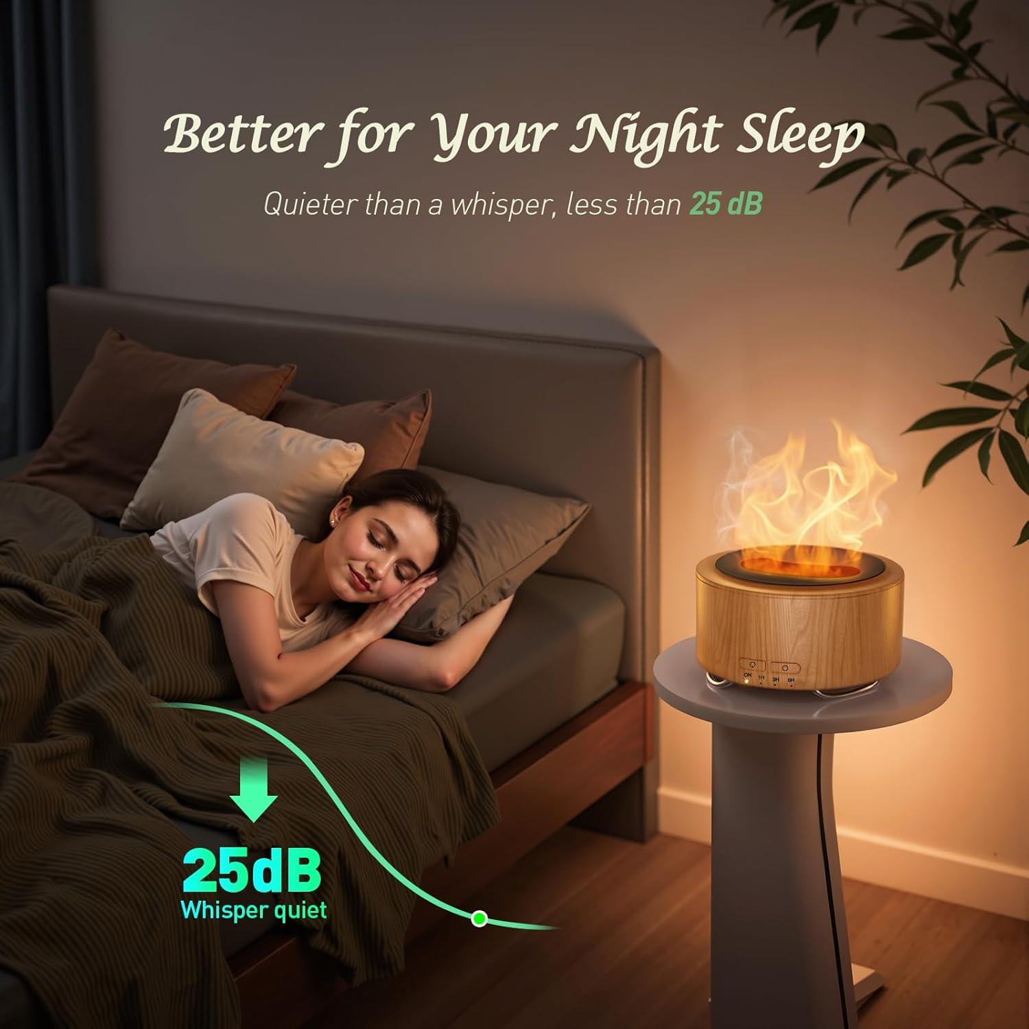 Difusor de Aceite Esencial Emochies 500ML con Luz LED 9 Colores