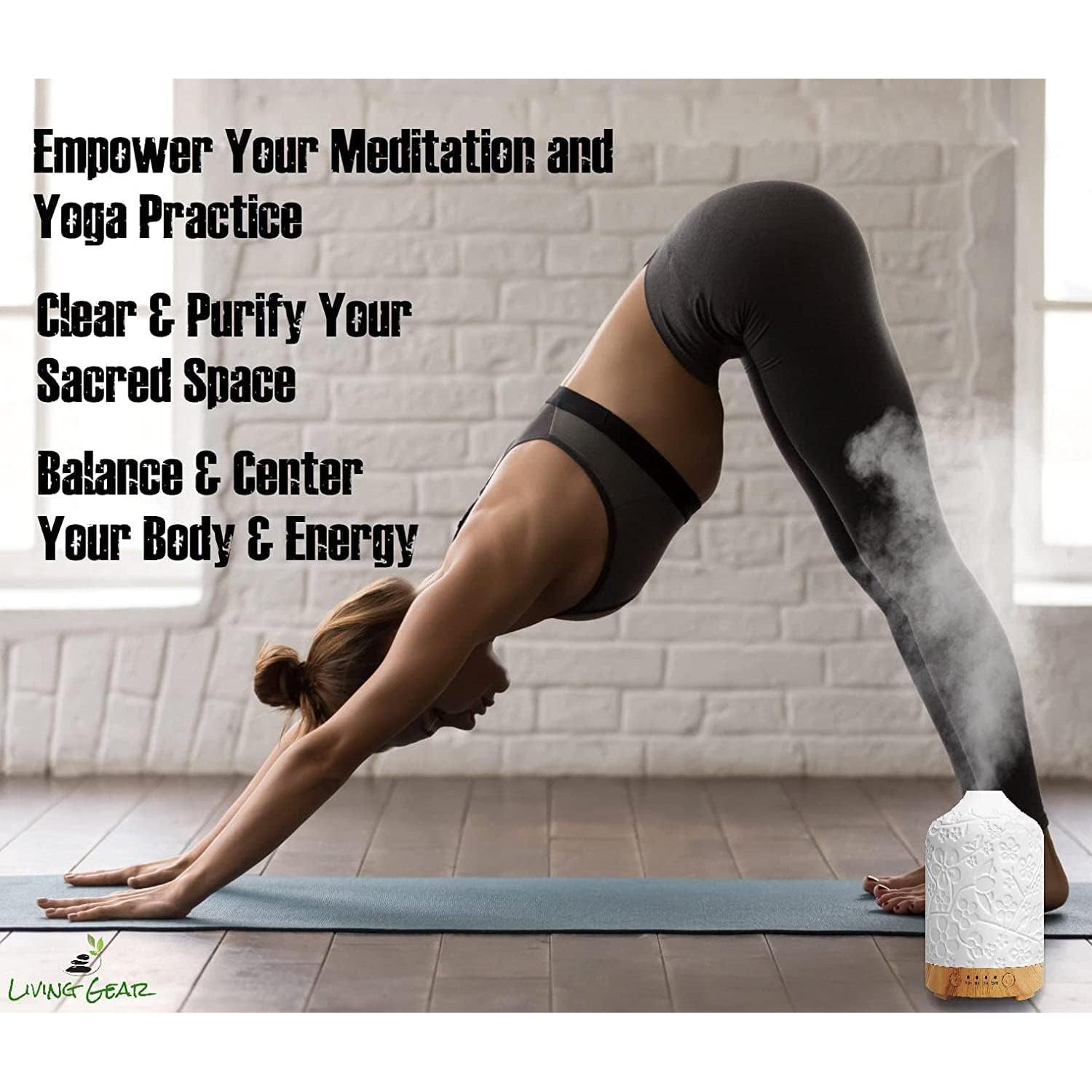 Aceite Esencial de Salvia Blanca y Palo Santo 10 ml - 100% Puro