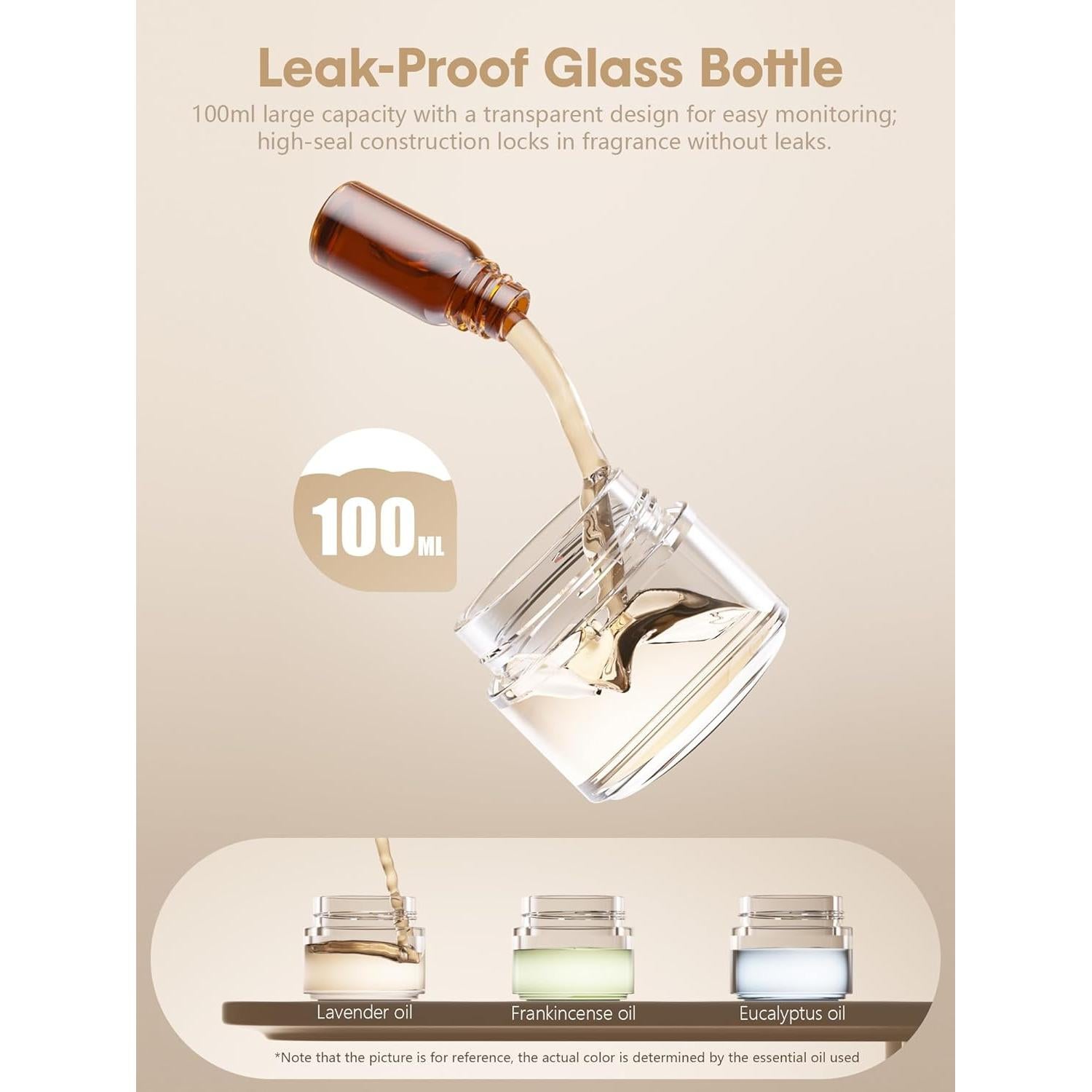 Difusor de Aceite Esencial Sin Agua Airnasa 100ml Plata