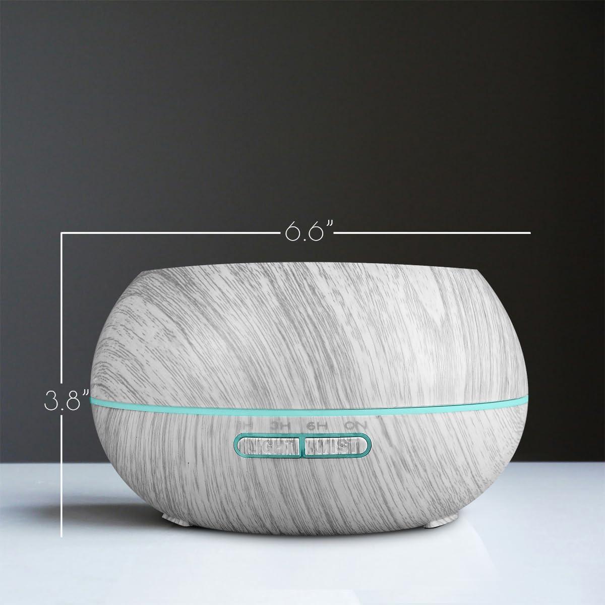 Difusor de Aceite Esencial Genérico 550ml Ultrasónico con Luz LED