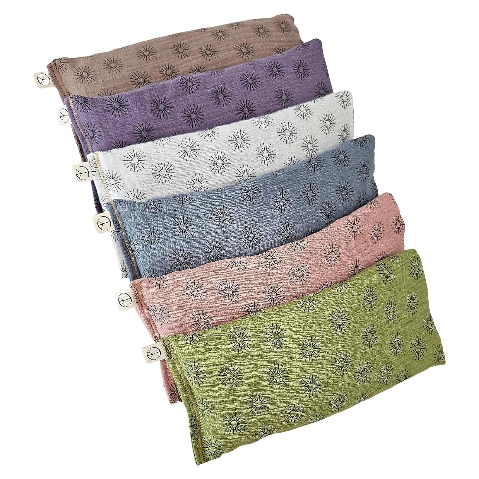 Cojines para Ojos Hunki Dori - Paquete de 6, 240g Semillas de Lino