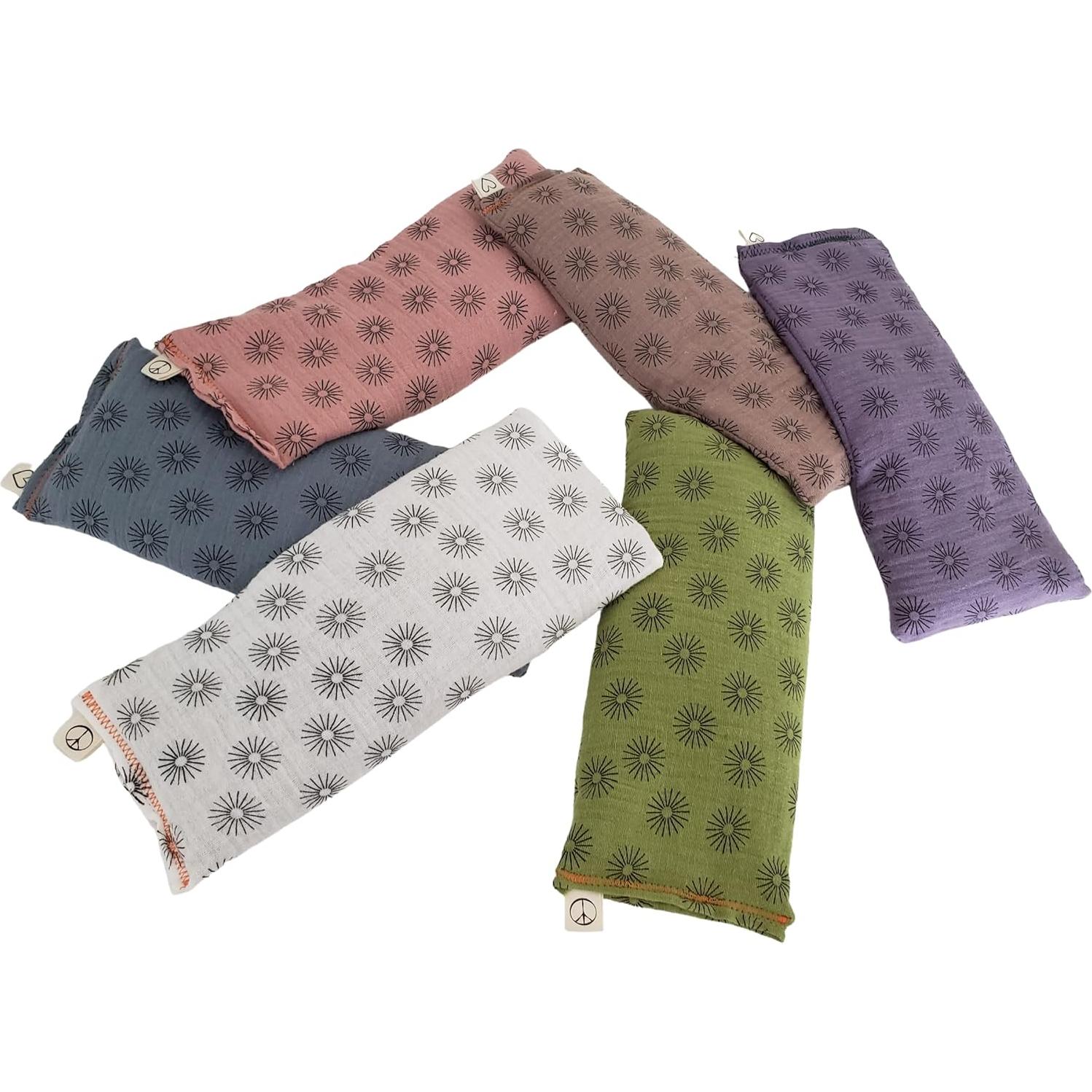 Cojines para Ojos Hunki Dori - Paquete de 6, 240g Semillas de Lino