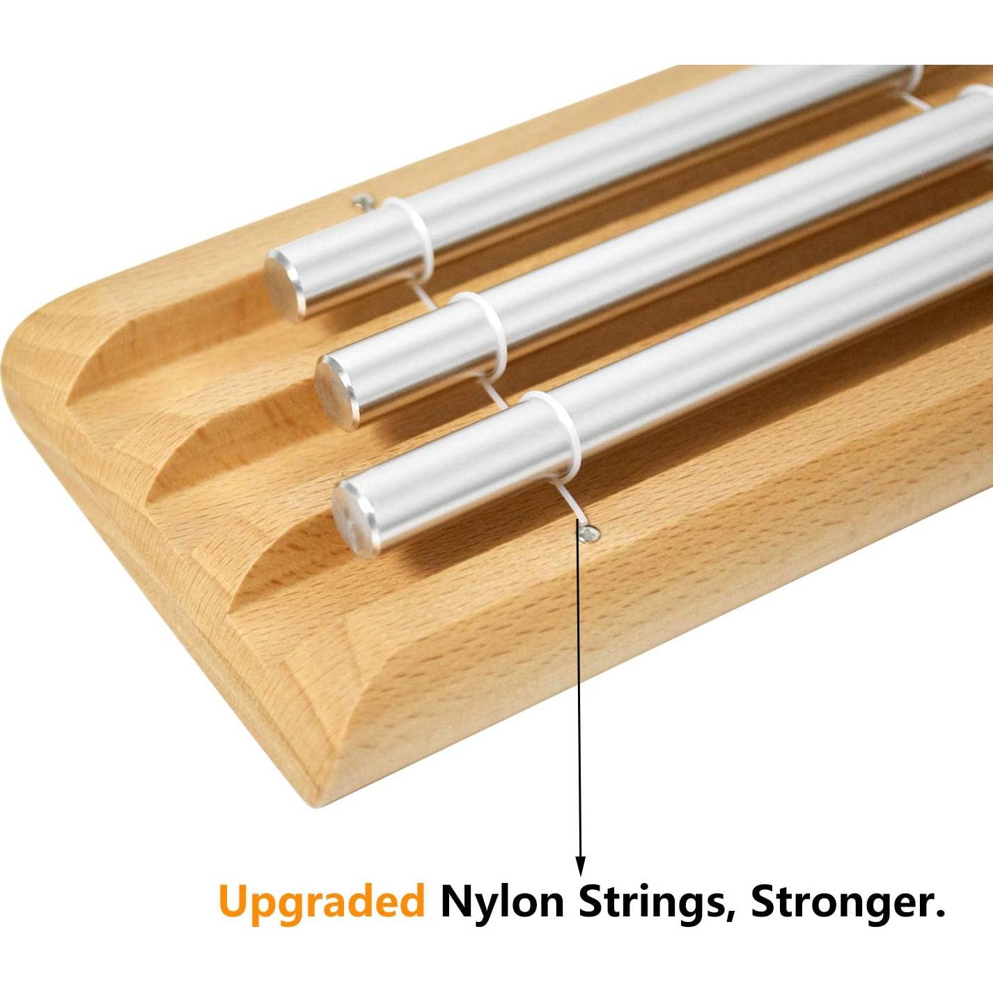 Campana de Meditación MUSICUBE 3 Tonos C-E-G Madera Ecológica