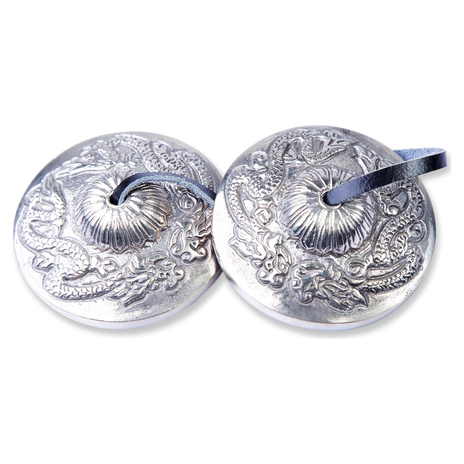 Címbalos Tingsha de Bronce Bazaar Himalayo para Meditación
