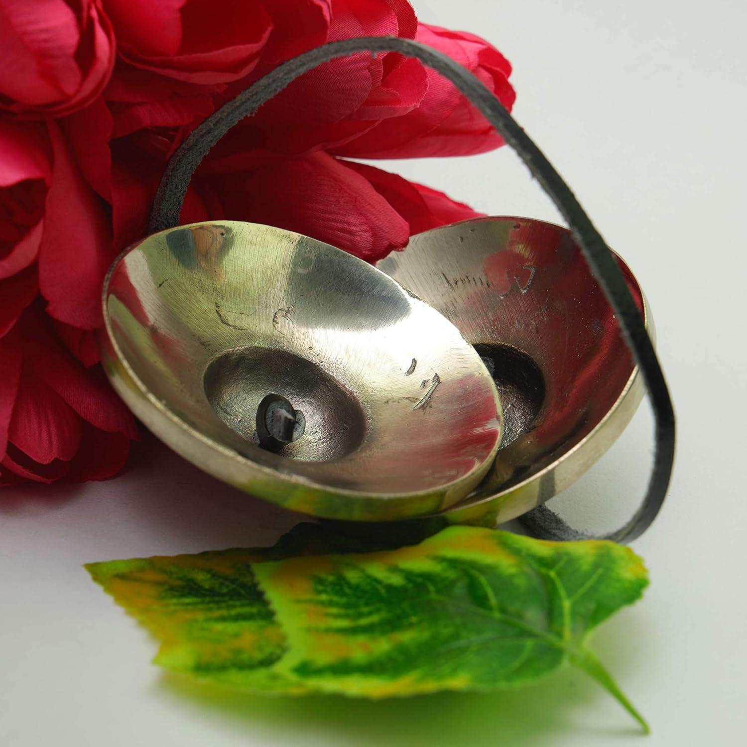 Címbalos Tingsha de Bronce Bazaar Himalayo para Meditación