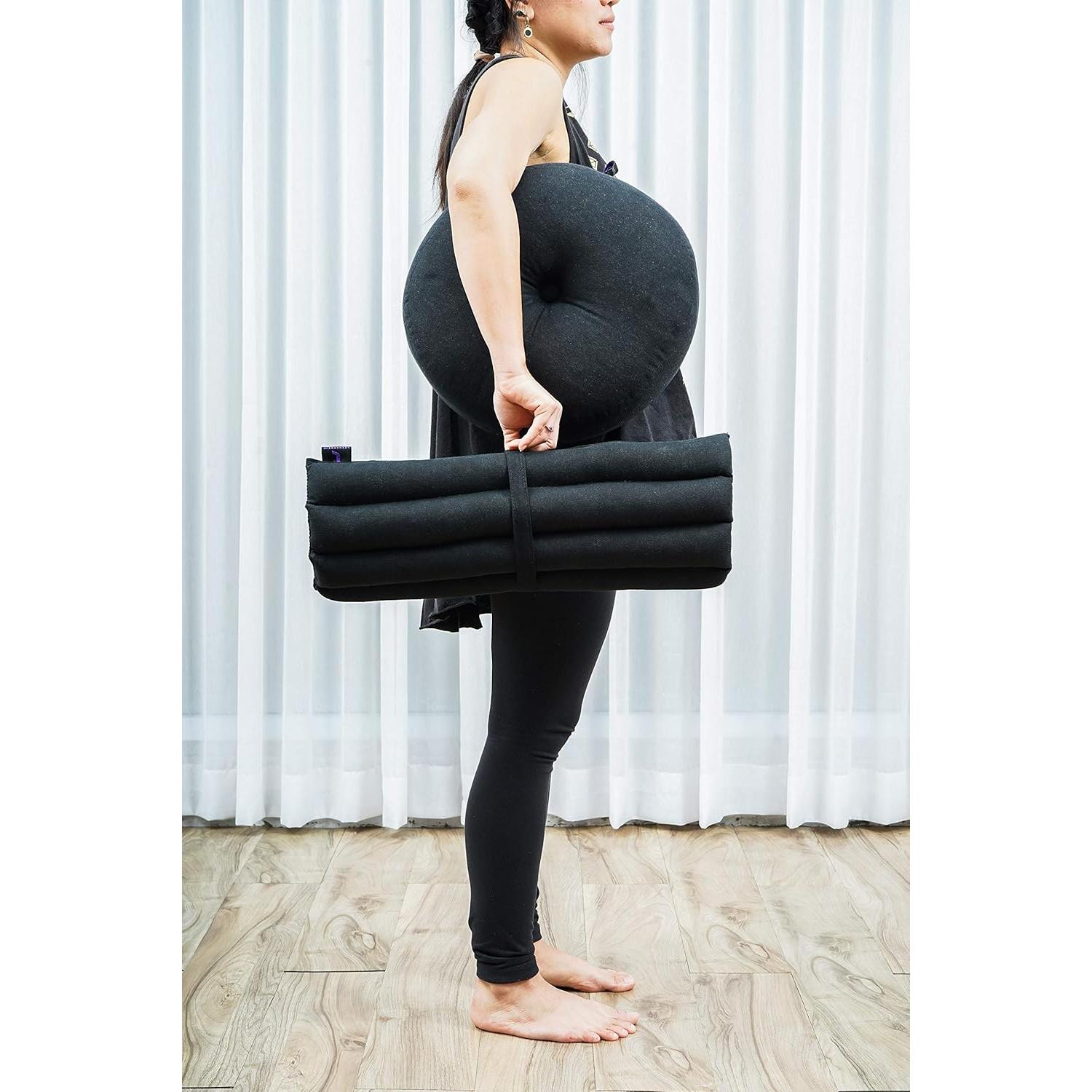 Juego de Cojines de Meditación Leewadee - Zafu y Zabuton Mini