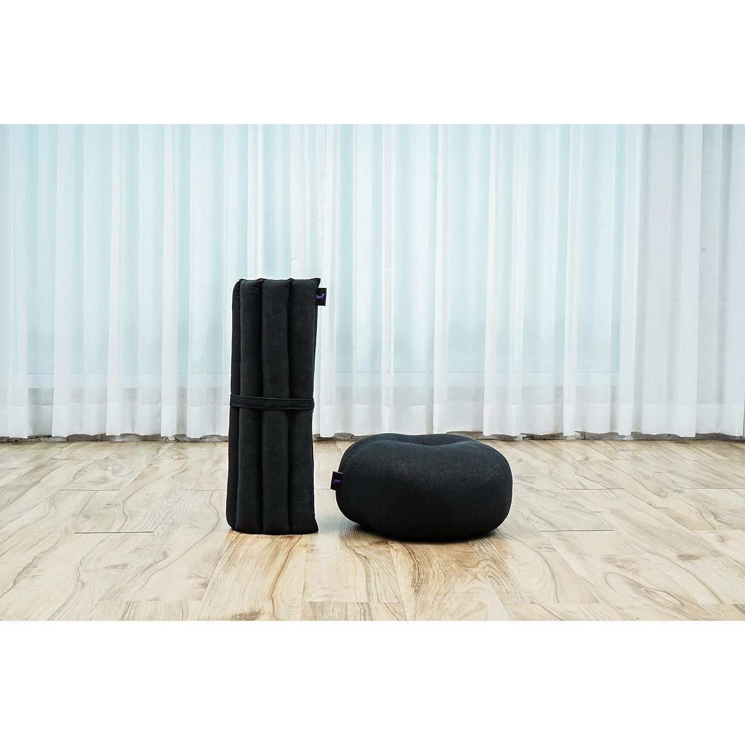 Juego de Cojines de Meditación Leewadee - Zafu y Zabuton Mini