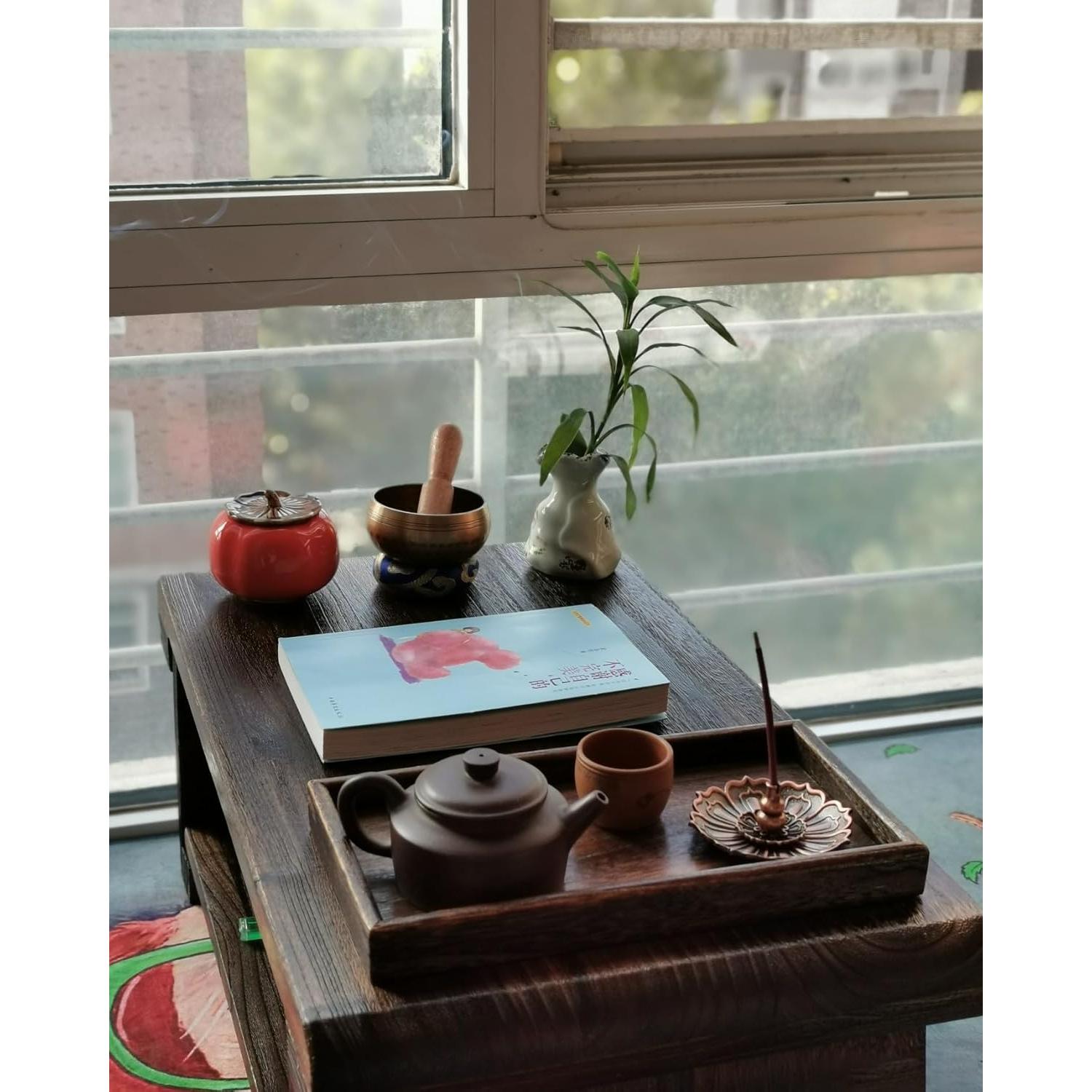 Mesa de Altar Plegable SANCTIFD 50x30x20 cm Madera Paulownia