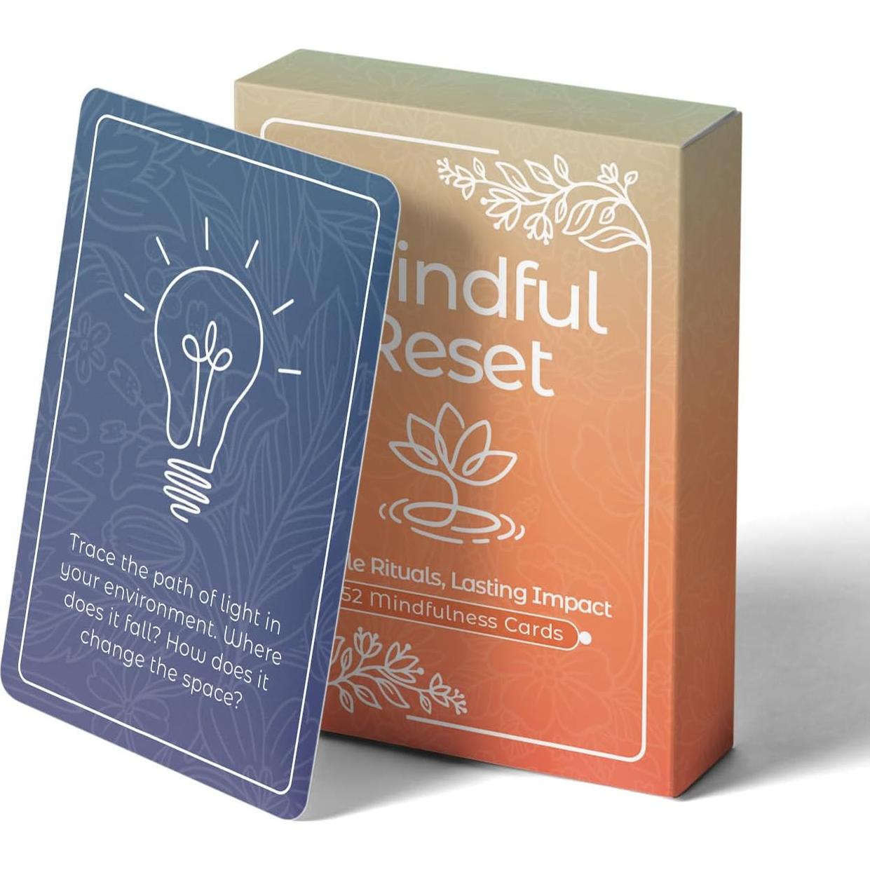 52 Tarjetas de Mindfulness Mindful Reset - Alivio Estrés y Ansiedad