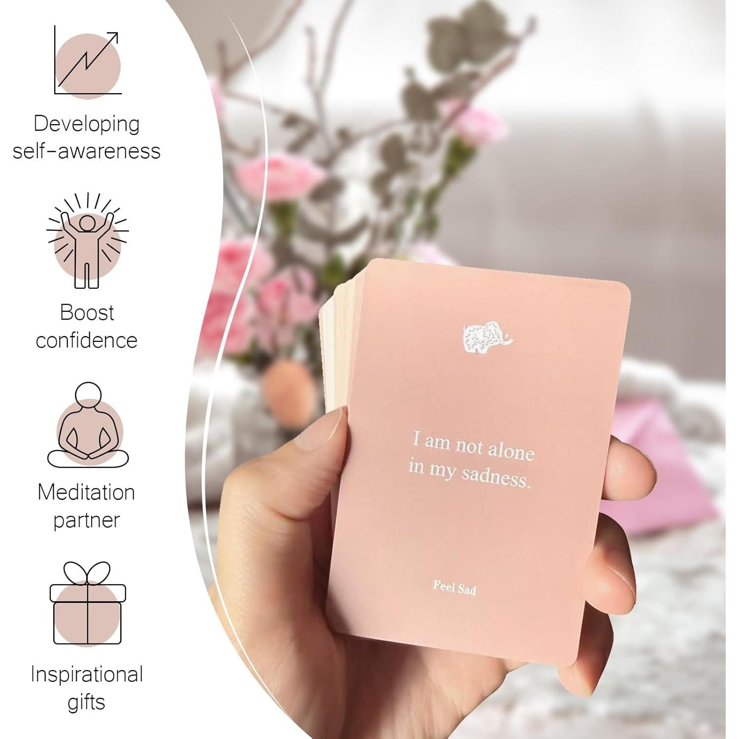 Tarjetas de Afirmación Positiva WDphouly - 120 Tarjetas A6