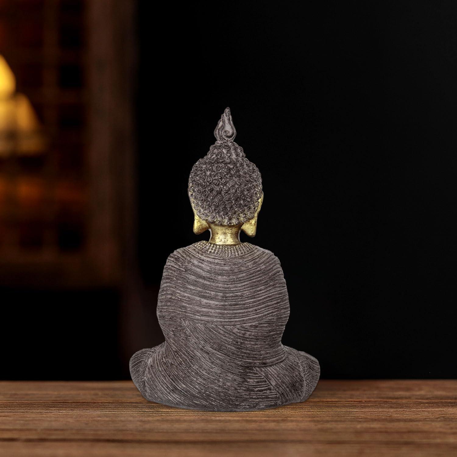 Estatua de Buda Meditador 15 cm - Decoración Espiritual Houlu