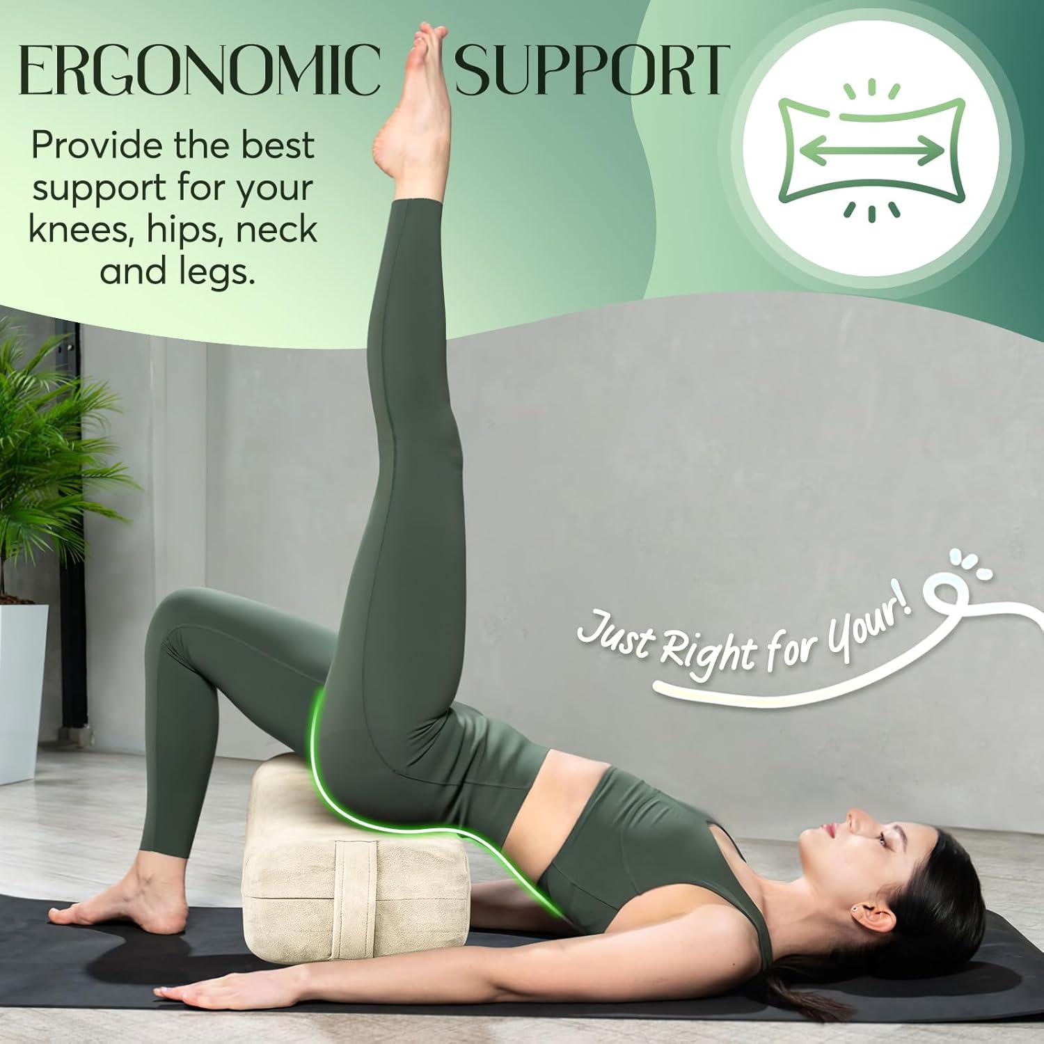 Almohada de Yoga Premium AS AWESLING 70cm Esponja Triturada