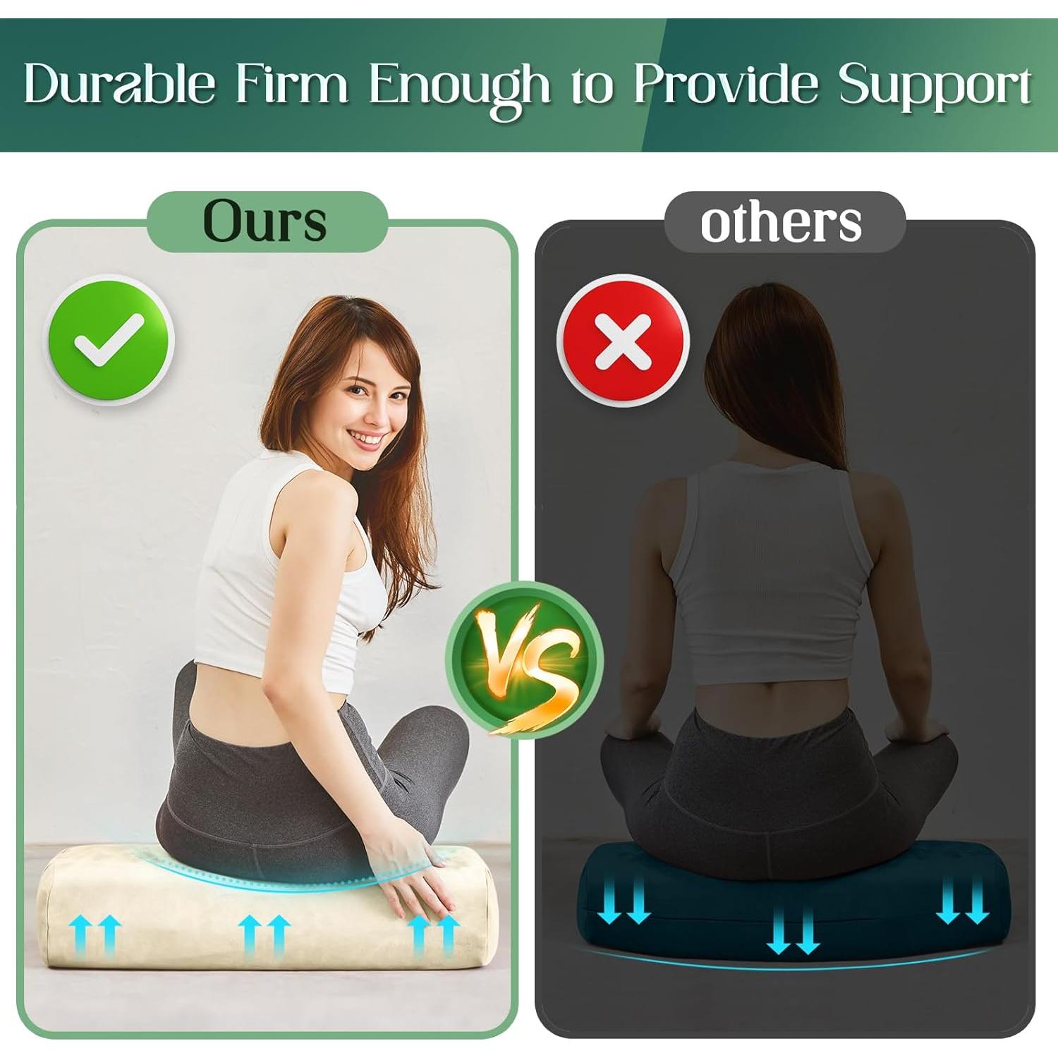 Almohada de Yoga Premium AS AWESLING 70cm Esponja Triturada