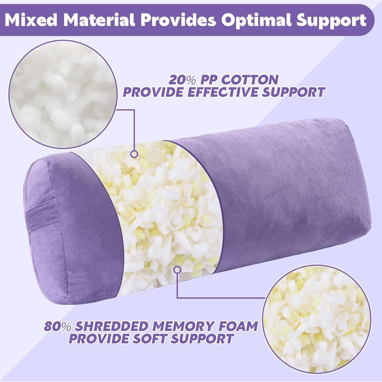 Almohada de Yoga MABOZOO Rectangular Lavable 69.85x25.4cm