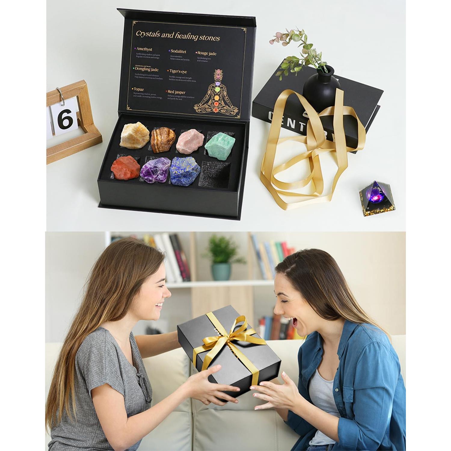 Conjunto de Cristales Sanadores TATOODAA 7 Chakras 5.1-6.4 cm