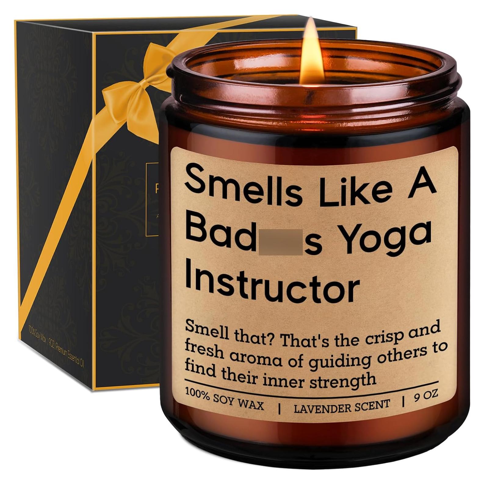 Vela Aromática GSPY 255g Lavanda para Instructores de Yoga