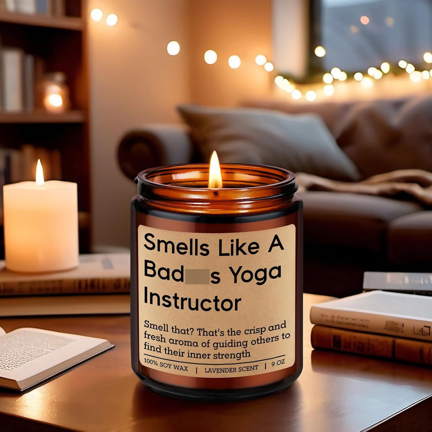 Vela Aromática GSPY 255g Lavanda para Instructores de Yoga