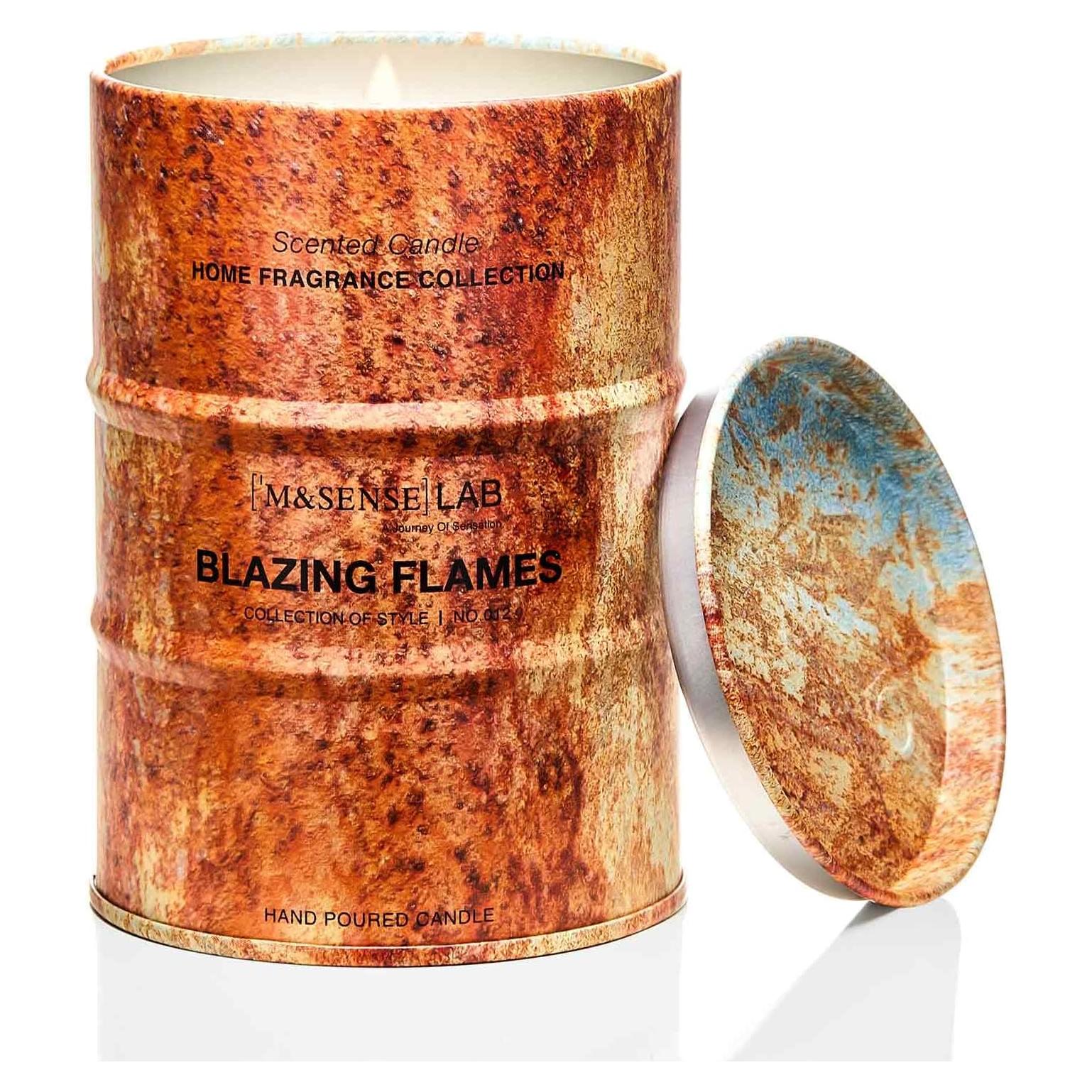 Vela Aromática M&SENSE Llamas Ardientes 320g - Alivio Estrés